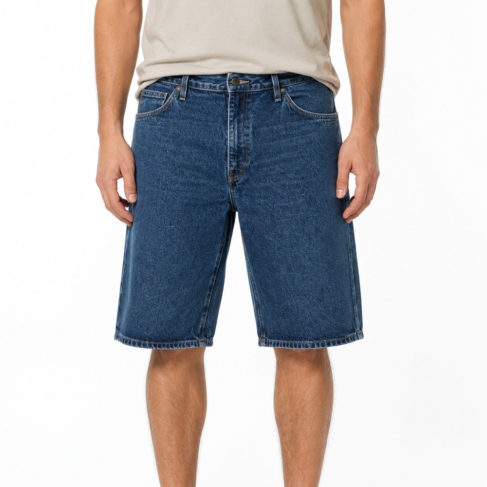 Genuine Dickies Carpenter Shorts Mens 40 Blue Denim Utility Workwear ER305NB